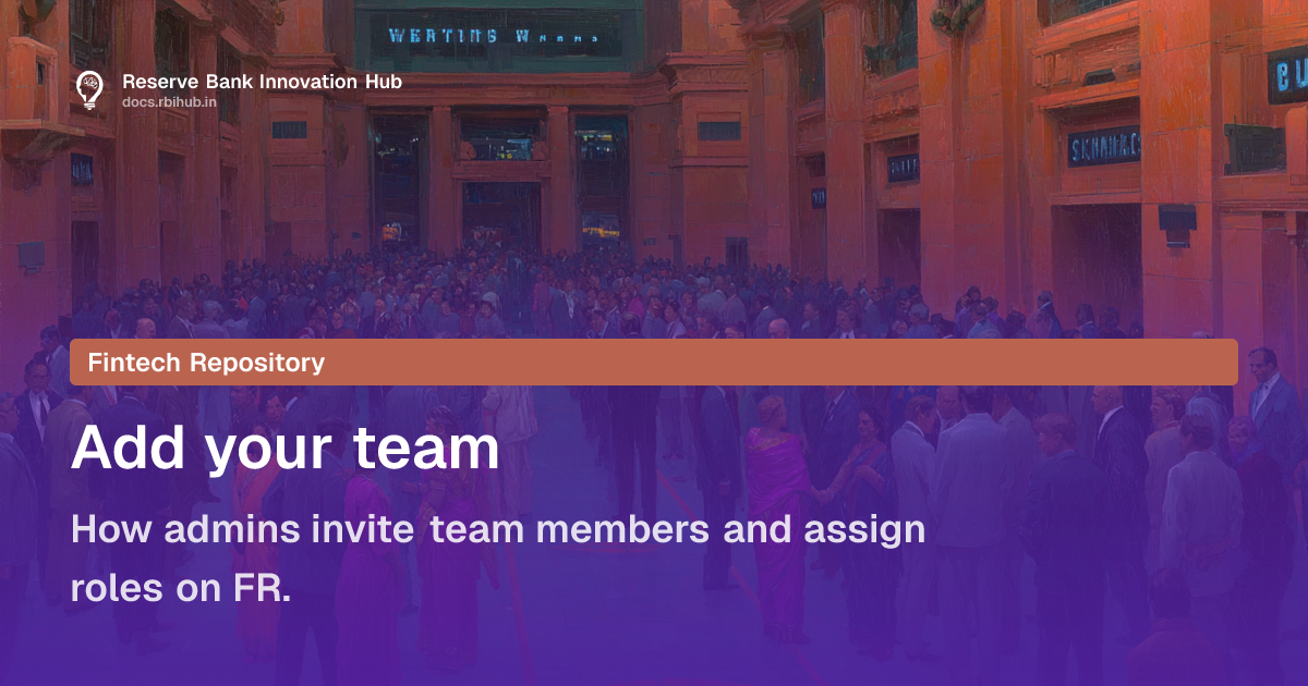 FR — Add your team — RBIH Docs